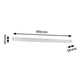 LED HomeSpa Spiegelleuchte Tova Dim-to-Warm Chrom, Weiß, 90 cm Länge, 40 mm Höhe, 58 mm Tiefe, für Badezimmerbeleuchtung.