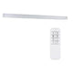 LED HomeSpa Spiegelleuchte Tova Dim-to-Warm Chrom, Weiß mit Fernbedienung für dimmbares Licht.