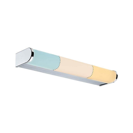 LED Applique murale HomeSpa Arneb CCT blanc, chrome avec protection ضد les projections d’eau pour salles de bains et pièces humides.