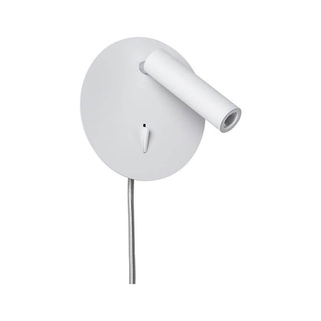 LED Lese- & Wandleuchte Tabari Weiß, Chrom - moderne Wandlampe für Lesebereich oder Flur.