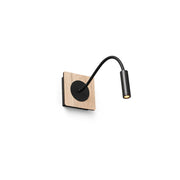 LED Leselampe MOOD 2W 3000K Braun, Schwarz