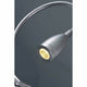 LED Leseleuchte LOKE 3W 3000K Chrom mit flexibler Halterung und warmem Licht.