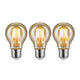 LED Leuchtmittel 3er Bündel Allgebrauchslampe Vintage Gold