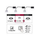 Modulo LED Scegli 3 Imposta round con Dimmer in 3 passaggi 2700K