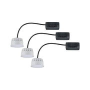 LED Modul Choose 3er-Set Rund mit 3-Stufen-Dimmer 2700K, dimmbare LED Einbauleuchten im Set