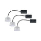 LED Modul Choose 3er-Set Rund mit 3-Stufen-Dimmer 2700K – flache Coin-Leuchtmittel mit dimmbaren Funktionen.
