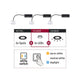 LED Modul Choose 3er-Set Weiß CCT-Switch 2700-6500K mit 3 Spots und WhiteSwitch Funktion