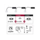 LED Modul Choose 3er-Set Rund 2700K mit 3 Spots und EasyDim-Anleitung.