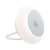 LED Nachtlicht Viby mit Dämmerungssensor, rund, batteriebetrieben, ideal für Sicherheit in dunklen Räumen.