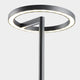 LED Outdoor Akku-Tischlampe Smart mit minimalistischem Design und runder Leuchte aus druckgusslackiertem Metall.