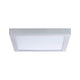 LED Panel Abia Eckig Satiniert, Chrom - modernes Design mit satinierter Kunststoffabdeckung und flachem Aufbau.