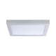 LED Panel Abia Eckig Chrom-Matt mit flachem Design und gleichmäßiger Lichtverteilung.