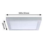 Panel LED Abia Angular Chrome-Matt