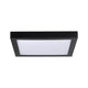 LED Panel Abia Eckig Schwarz-Matt aus modernem Design mit flachem Aufbau und gleichmäßiger Lichtverteilung.