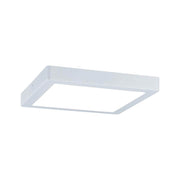 LED Panel Deckenleuchte Abia Eckig Weiß in flachem Design und gleichmäßiger Lichtverteilung.