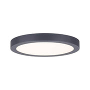 LED Panel Abia wall and ceiling light Dark Grey - modern flat ceiling light with even light distribution.