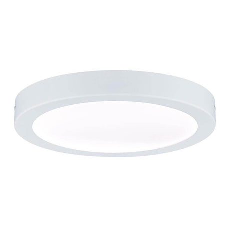 LED Panel Abia Rund Ø 30cm Weiß - modernes, flaches Design mit gleichmäßiger Lichtverteilung.