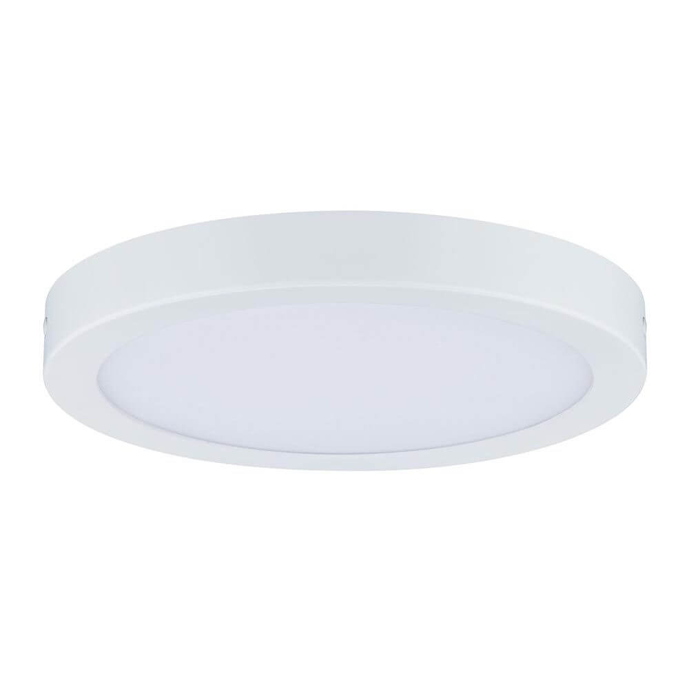 LED Panel Abia Rund Ø 30cm Weiß in elegantem, modernem Design mit satinierter Kunststoffabdeckung.