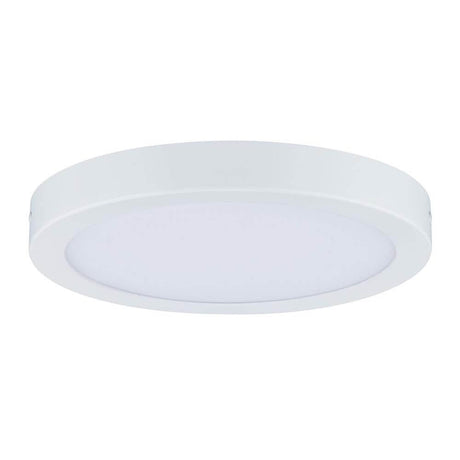 LED Panel Abia Rund Ø 30cm Weiß in elegantem, modernem Design mit satinierter Kunststoffabdeckung.