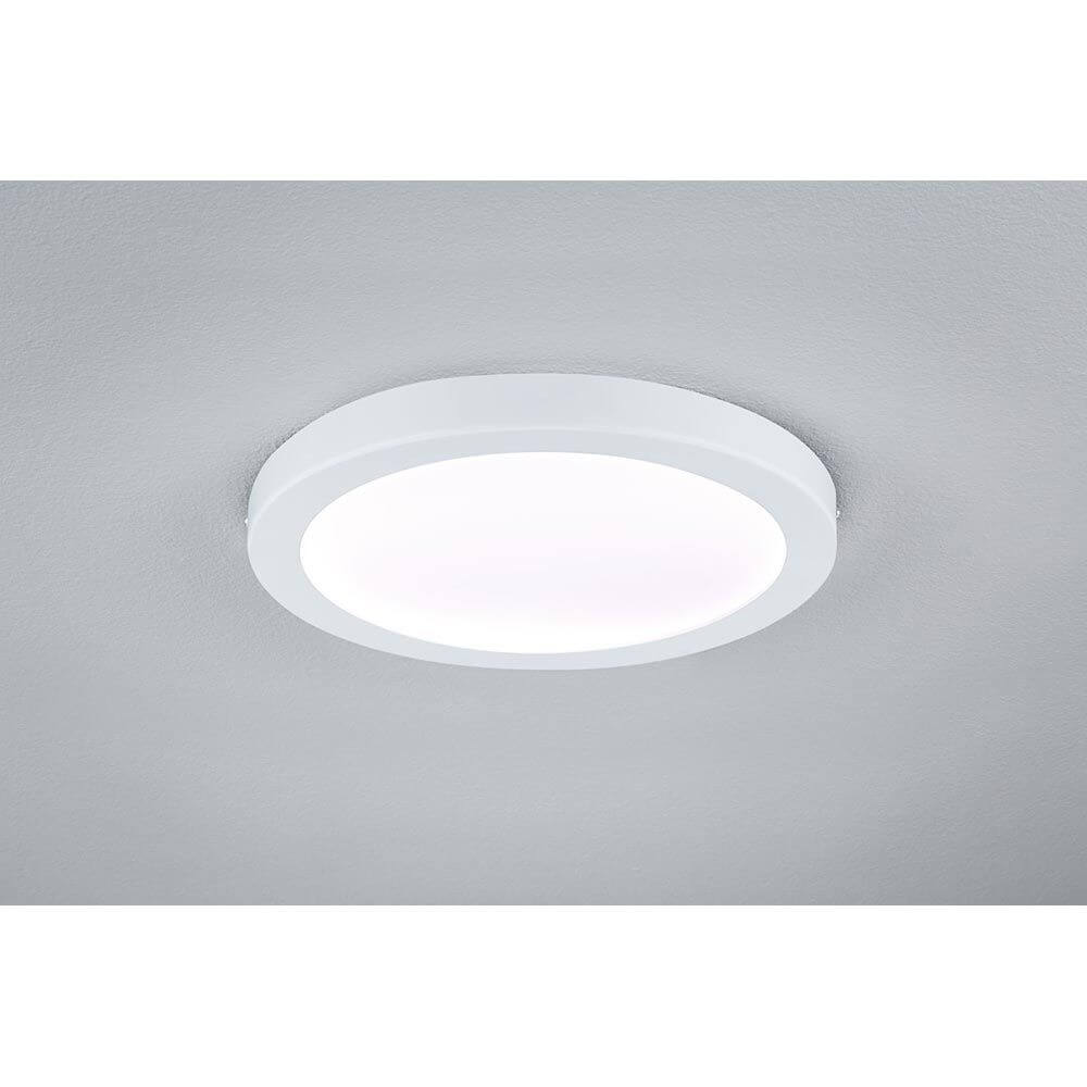 LED Panel Abia Rund Ø 30cm Weiß - modernes, flaches Design mit gleichmäßiger Lichtverteilung.
