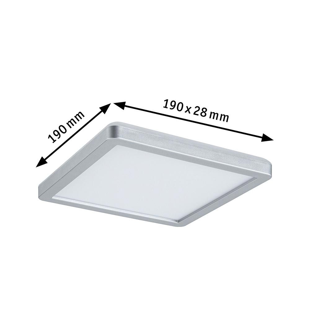 LED Panel Atria Shine Warmweiß Chrom  Paulmann   