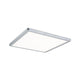 LED Panel Atria Shine Eckig Chrom-Matt 29 x 29cm in moderner, quadratischer Design-Optik.