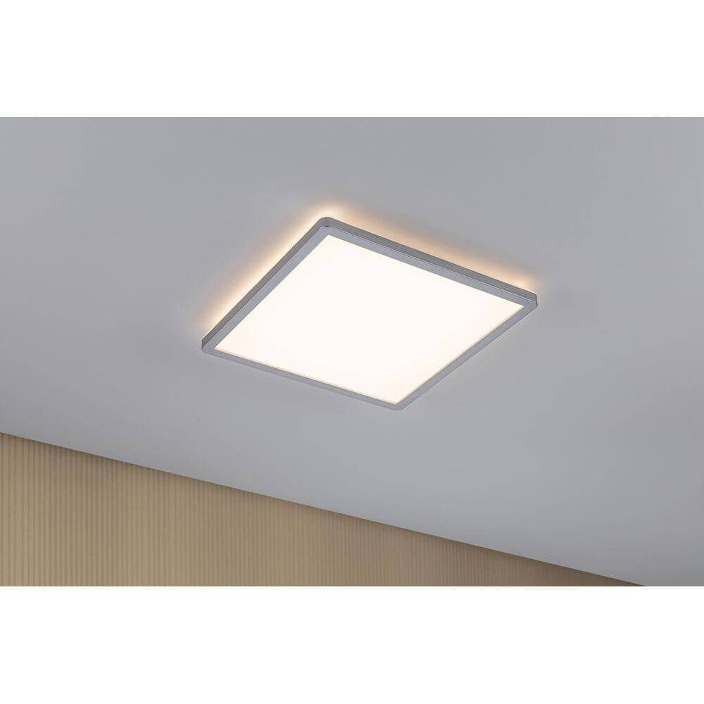 LED Panel Atria Shine Eckig Chrom-Matt 29 x 29cm