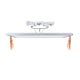 Atria LED Deckenleuchte Shine Chrom-Matt, 580x200mm, mit Dimmer-Funktion, Handinstallation