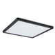 LED Decken & Wand Panel Atria Shine 4000K Schwarz in schwarzem Design für gleichmäßige Raumausleuchtung.