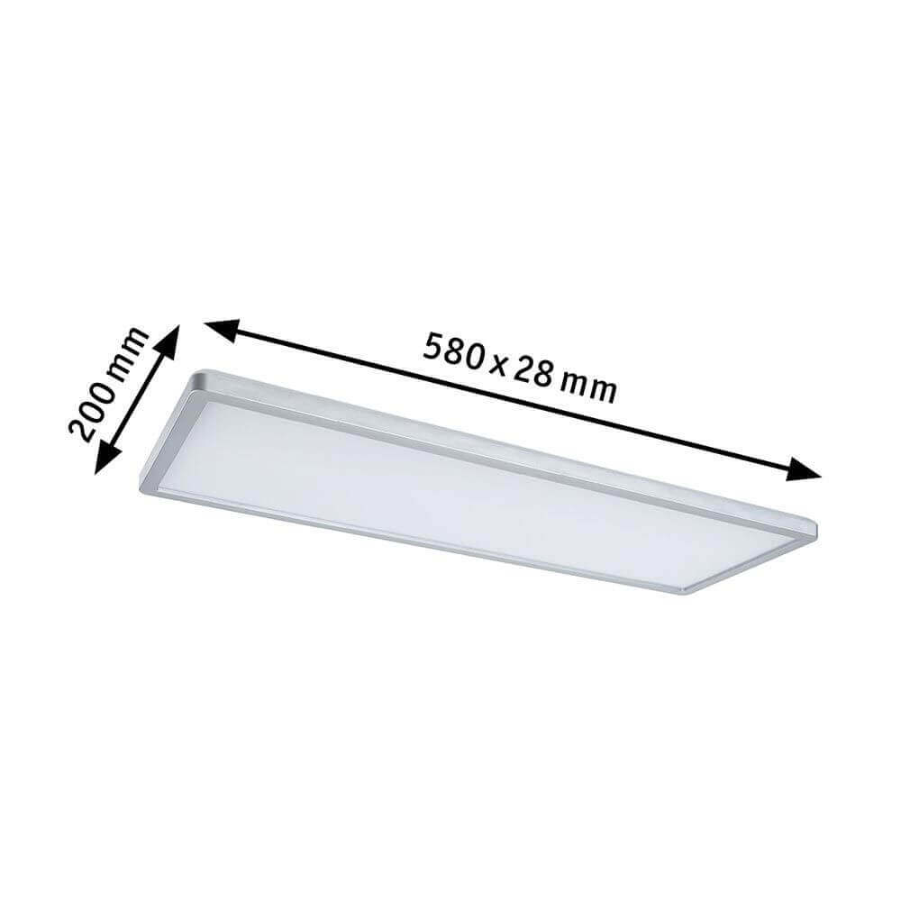 LED Panel Atria Shine ceiling light RGBW Chrom-Matt