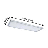 Panneau LED Atria Shine Plafond Light RGBW Chrom-Matt