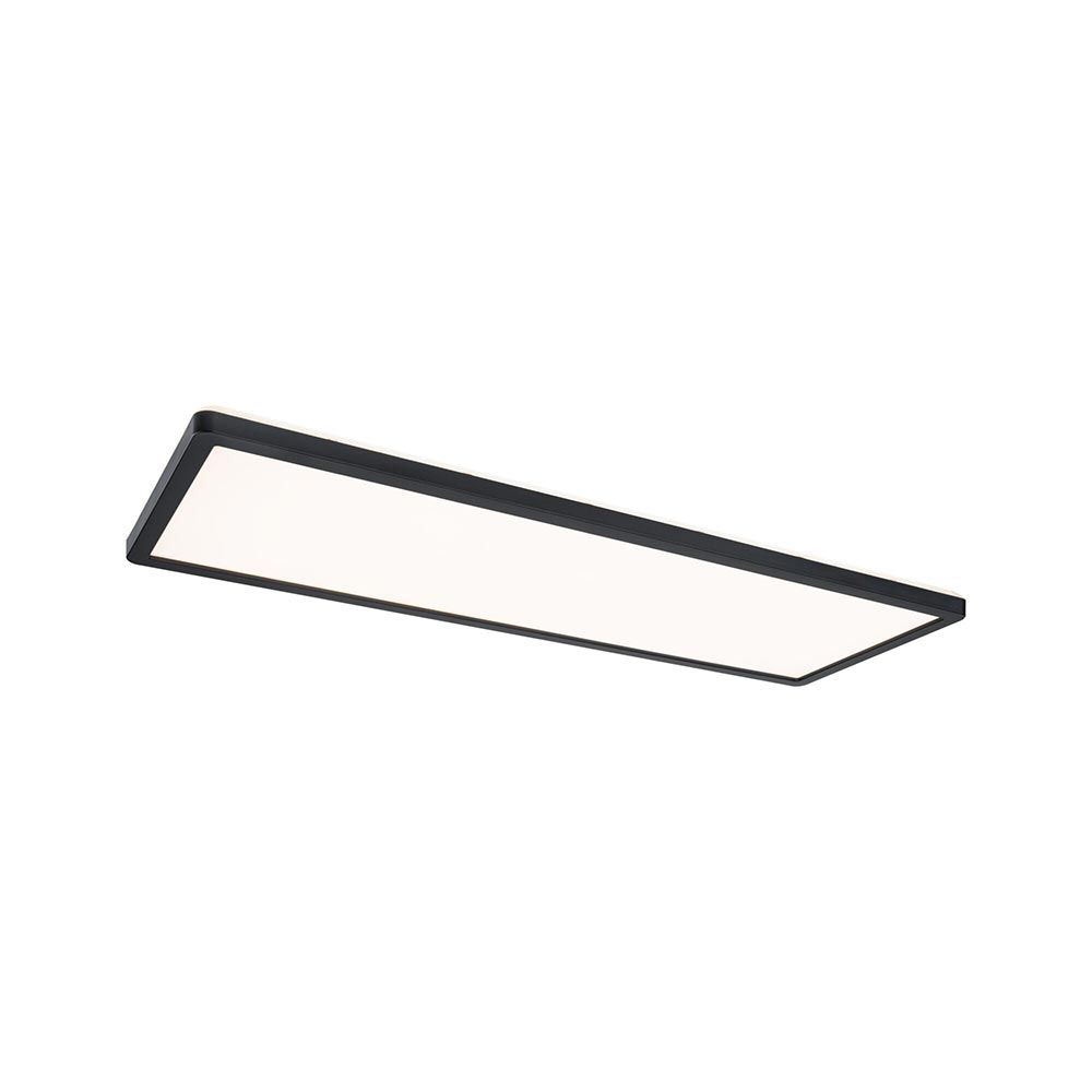LED Panel Atria Shine 3 Stufen-Dimmer in Schwarz, rechteckig, 22W, ideal für Wohnräume und Küchen.