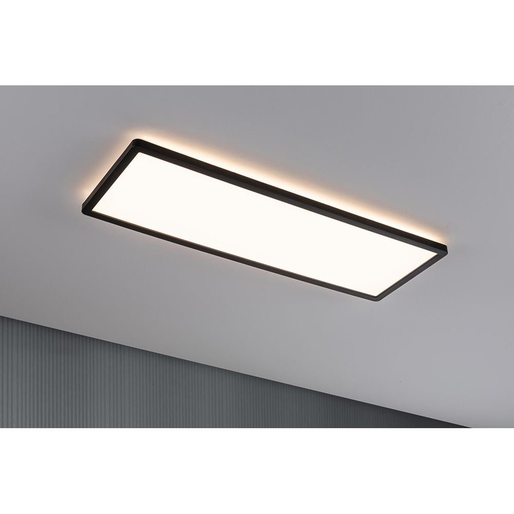 LED Panel Atria Shine 3 Stufen-Dimmer Schwarz Rechteckig  Paulmann   