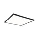 LED Panel Atria Shine Quadratisch Schwarz mit Stufen-Dimmer - modernes LED Panel in Schwarz mit dimmbarem warmweißen Licht.