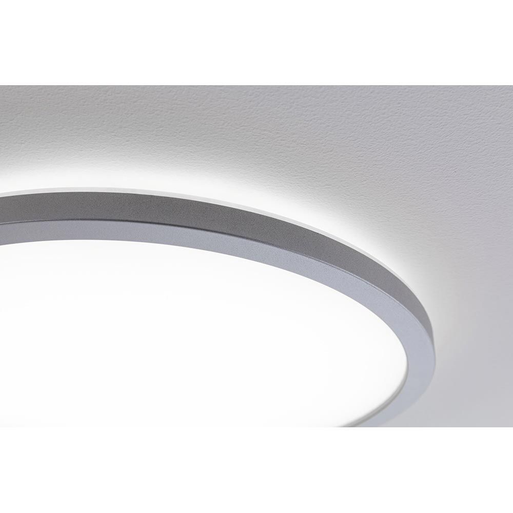 Pannello a LED Atria Shine Chrom-Matt intorno a Ø 19cm