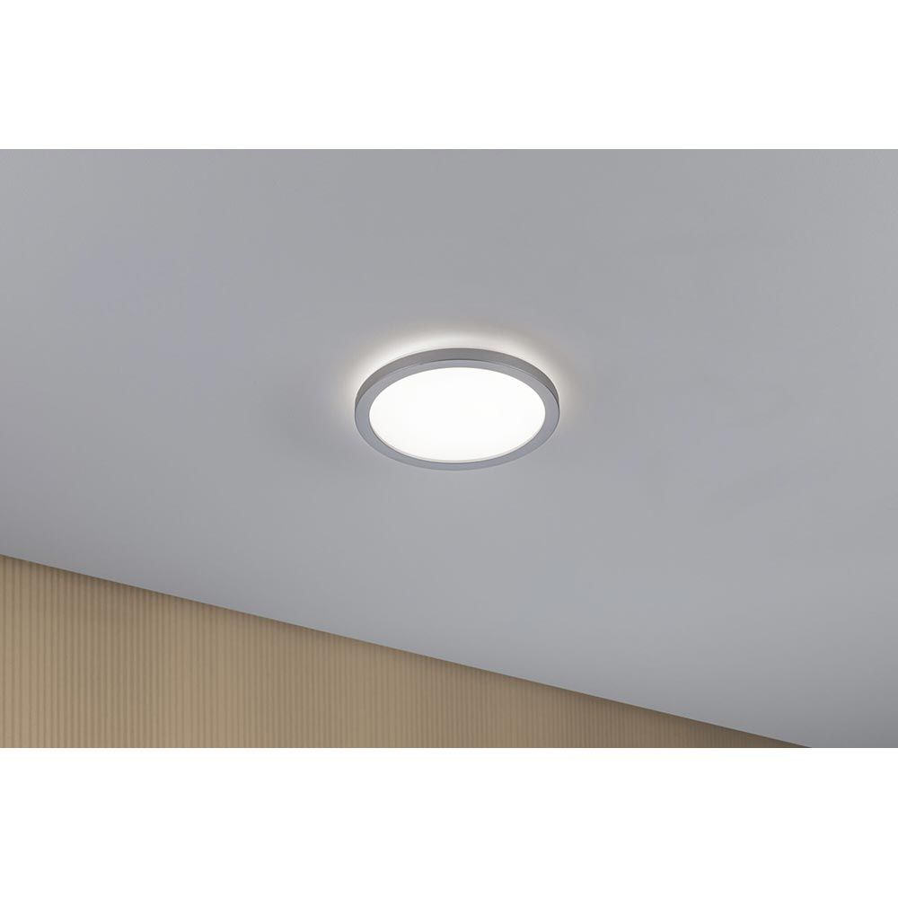 Pannello a LED Atria Shine Chrom-Matt intorno a Ø 19cm