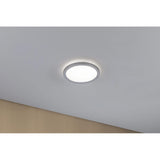 LED Panel Atria Shine Chrom-Matt Rund Ø 19cm