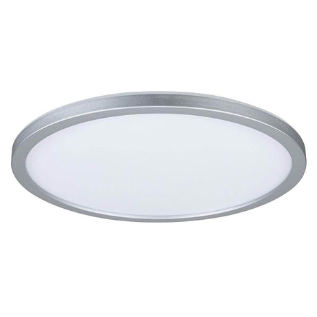 LED Panel Atria Shine Rund Chrom-Matt, 16W, runde Deckenleuchte für warme Raumausleuchtung.