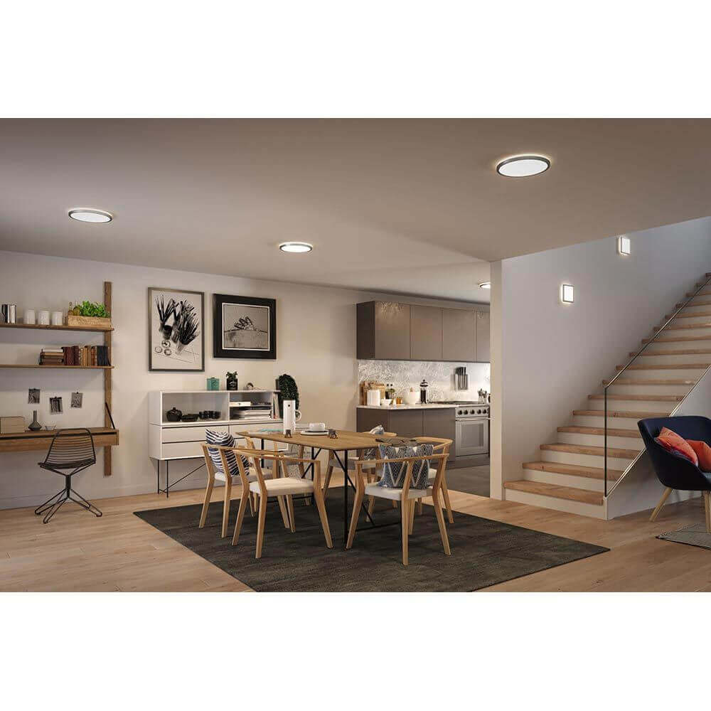 LED Panel Atria Shine Rund Chrom-Matt