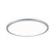 LED Panel Atria Shine Rund Chrom-Matt mit Stufen-Dimmer in modernem Design von oben