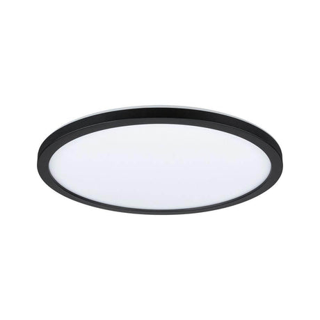LED Panel Atria Shine rond Ø 29 cm noir - panneau LED rond moderne pour un éclairage d’ambiance