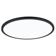 LED Panel für Decke & Wand Atria Shine mit 3 Stufen-Dimmer in Schwarz, runde Form für optimale Raumausleuchtung.