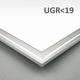 LED Panel Business Line 1200 Neutralweiß 4250lm Silber mit UGR-Wert <19, zeigt die flache Oberfläche.