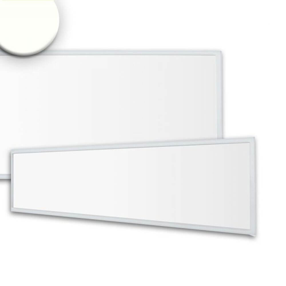 LED Panel Business Line 1200 Neutralweiß 4250lm Silber flache Deckenleuchte in Weiß mit Stahlrahmen