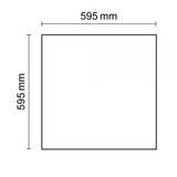 LED Panel Business Line 600 Neutralweiß 1-10 V Dimmbar 4250lm Silber  Pro-Light   