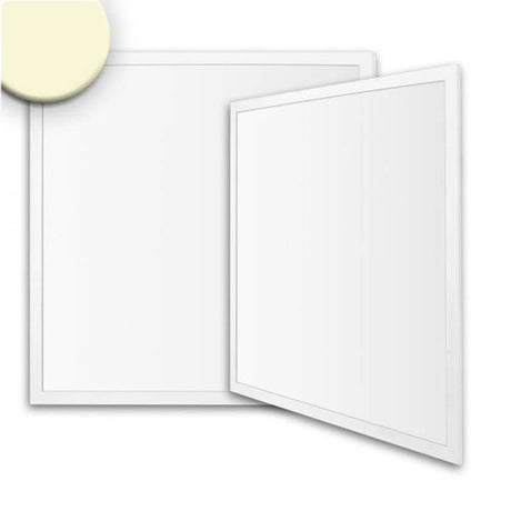 LED Panel Business Line 625 Warmweiß 4250lm Weiß flache Deckenleuchte mit weißem Rahmen und Kunststoffglas