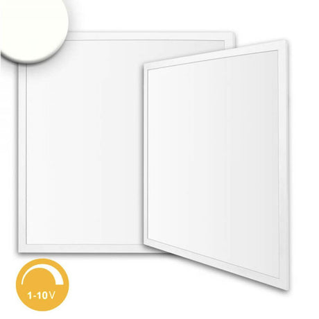 LED Panel Business Line 625 blanc neutre dimmable 1-10 V 4250 lm blanc montré des deux côtés.