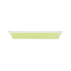 LED Panel Smart Home Zigbee Amaris Eckig RGBW Weiß-Matt in flat design with soft green light.