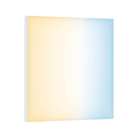Alt Tag: LED Panel Smart Home Zigbee Velora Eckig CCT Dimmbar, 295x295mm rahmenloses, ultraflaches Tunable White Panel mit satinierter Diffusorplatte