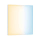 Alt Tag: LED Panel Smart Home Zigbee Velora Eckig CCT Dimmbar, 295x295mm rahmenloses, ultraflaches Tunable White Panel mit satinierter Diffusorplatte